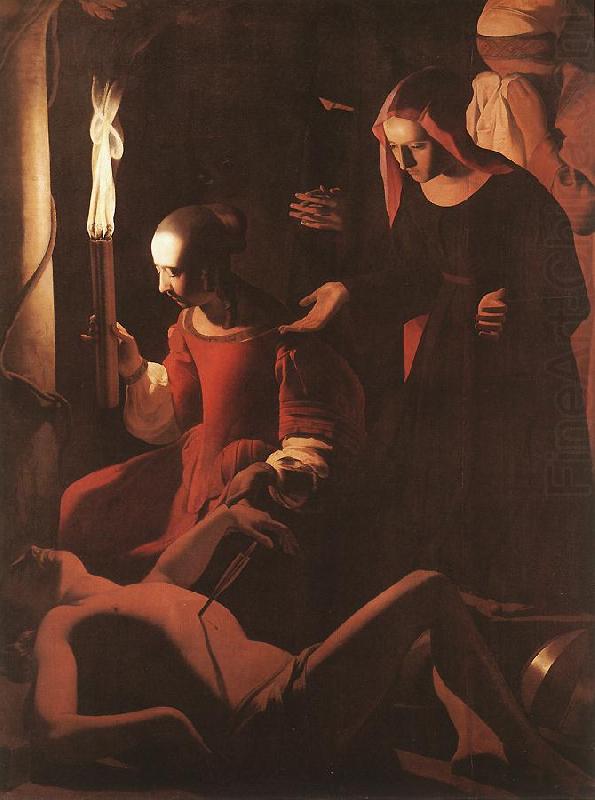 The Dream of St Joseph sf, LA TOUR, Georges de